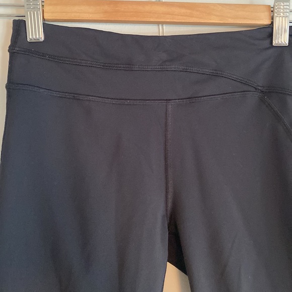 Ivivva Lululemon Hyper Track Crop leggings reflective Black size 12 - Picture 5 of 11